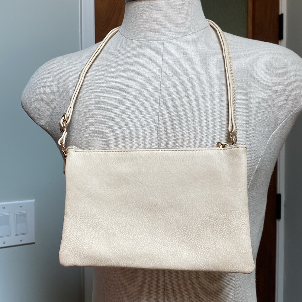 Elegant vintage  Cream Shoulder Bag - Picture 4 of 9
